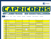 Tablet Screenshot of capricorns.at